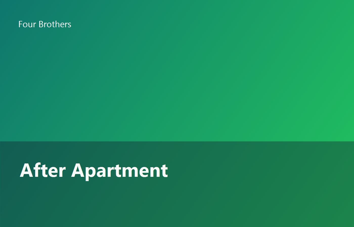 Empty apartment after cleanout